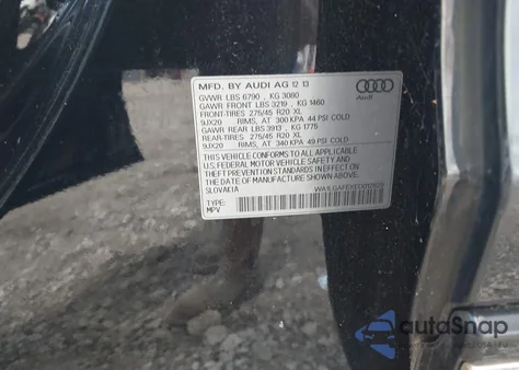 2014 Audi Q7 3.0T Premium z USA, uszkodzony, nr VIN WA1LGAFEXED012829